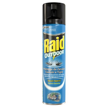 Raid spray outdoor muste&tantari 400ml
