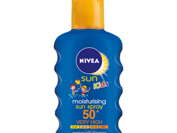 Spray colorat de protectie solara pentru copii NIVEA SUN Kids PFS50+