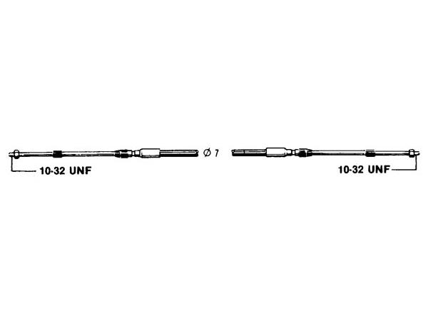 Cablu cuplare/acc Ultraflex Cavo X C2 10 feet
